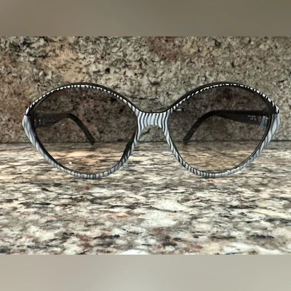 Christian Dior Vintage Zebra Print Sunglasses